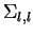 $\Sigma_{l, l} $
