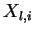 $X_{l, i}$